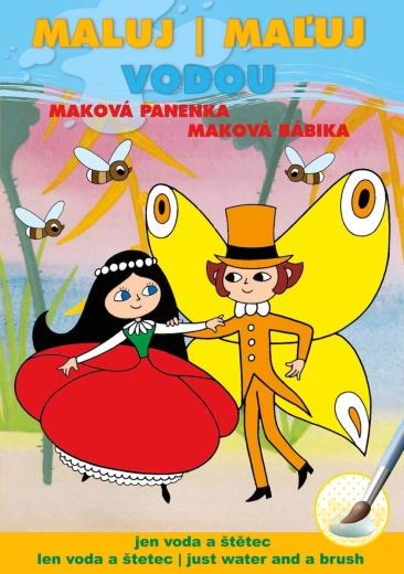 Akim bojaj vodom prema obojenim točkama – Makova lutka A5