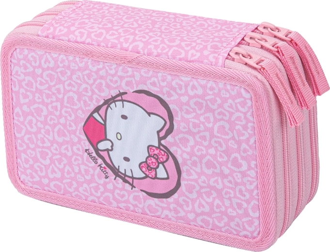 Baagl školska pernica na tri razine Hello Kitty Sweet Leopard (GRS)