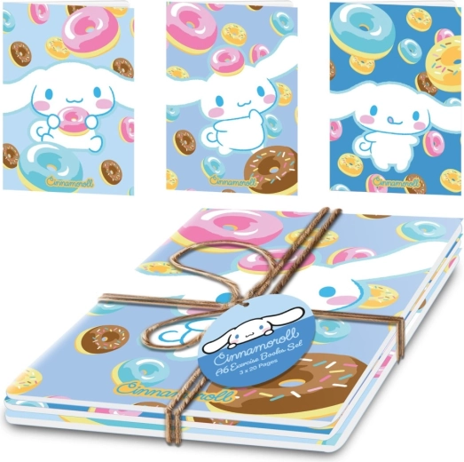 Cinnamoroll A5 Notebook Set (3 pcs)