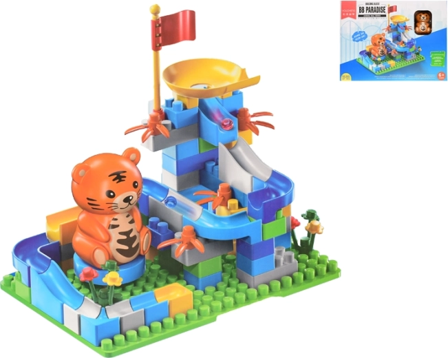 Konstrukcijski set sa stazom i životinjicom, 87 dijelova