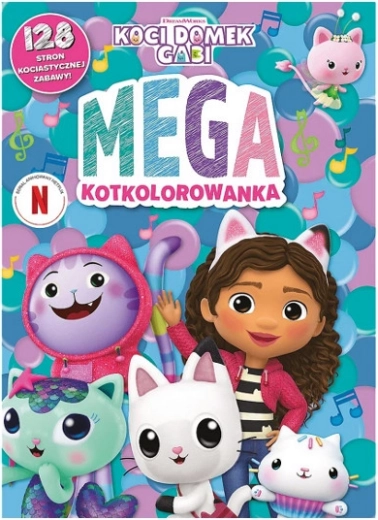 Gabiina kućica za mačke: mega bojanka s mačkama