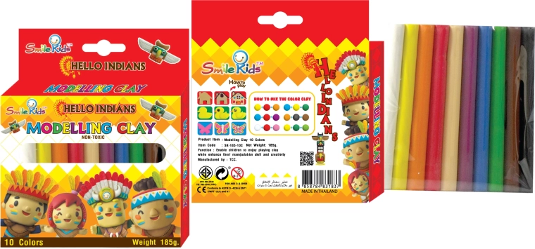 Plastelin 10 boja SPARKYS