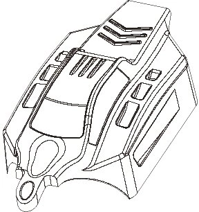 Jamara Z18CR Body Shell