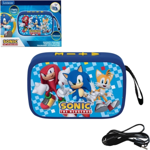 Lexibook prijenosni zvučnik SONIC s tkaninskim presvlakom i TWS