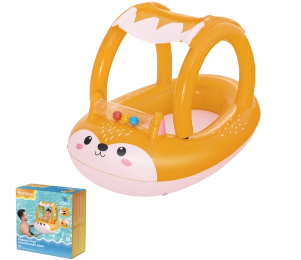 Bestway Friendly Fox inflatable boat for children with canopy