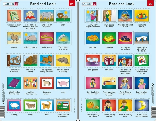 Puzzle Engleski – duže rečenice, 20 dijelova