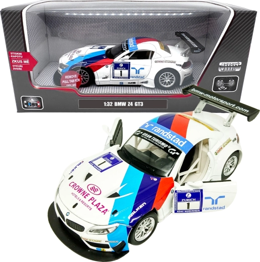 Metalni model 1:32 BMW Z4 GT3 – bijela izvedba
