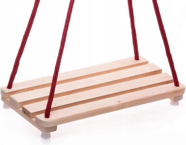 Drvena njihaljka s prirodnom sjedećom daskom