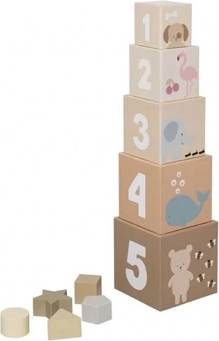 Jabadabado stacking blocks nature - 1 piece