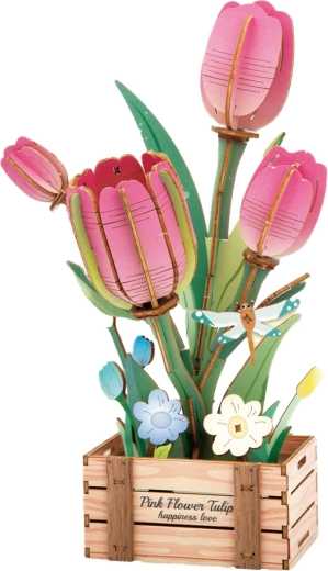 3D drvena maketa Tulipan 21 cm
