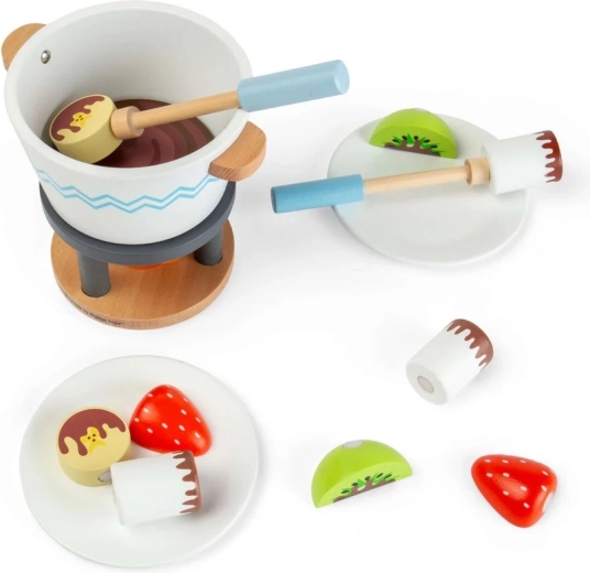 Bigjigs Toys drveni set za fondue s čokoladom