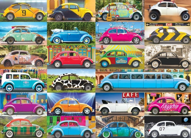 Puzzle Volkswagen Beetle: Buba na cestama 1000 dijelova