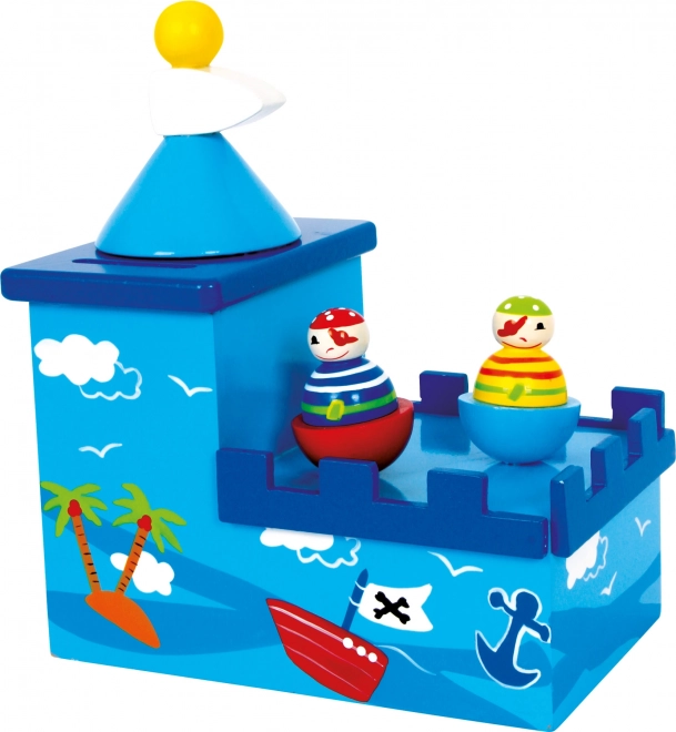 Small Foot drvena glazbena kasica Olli i Bolli