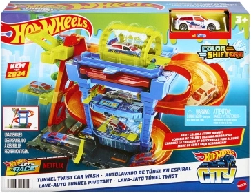 Hot Wheels City autopraonica Color Shifters s rotirajućim tunelom