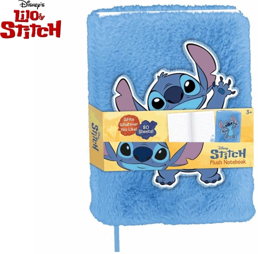 Plišani notes Lilo & Stitch A5, 80 listova