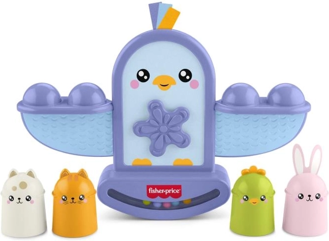 Fisher-Price ljuljajuća ptičica sa životinjskom slagalicom