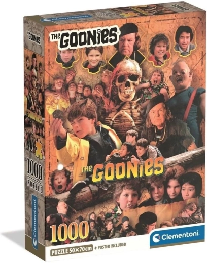 CLEMENTONI puzzle Kultni filmovi: Goonies 1000 dijelova