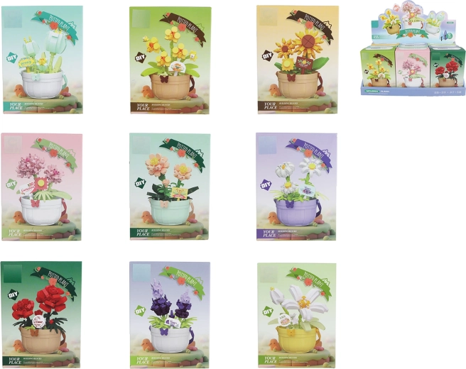 Konstrukcijski set biljka u tegli