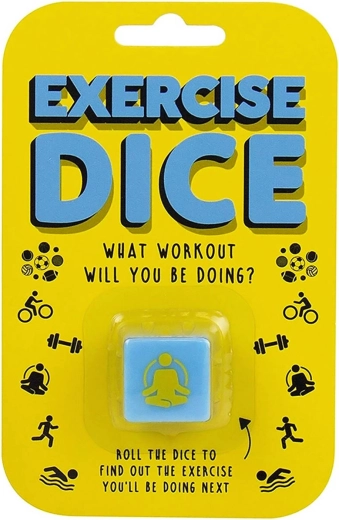 Exercise fitness die blue 3 cm - 1 piece