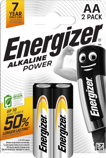 Alkalne baterije AA ENERGIZER Alkaline Power, 2 kom