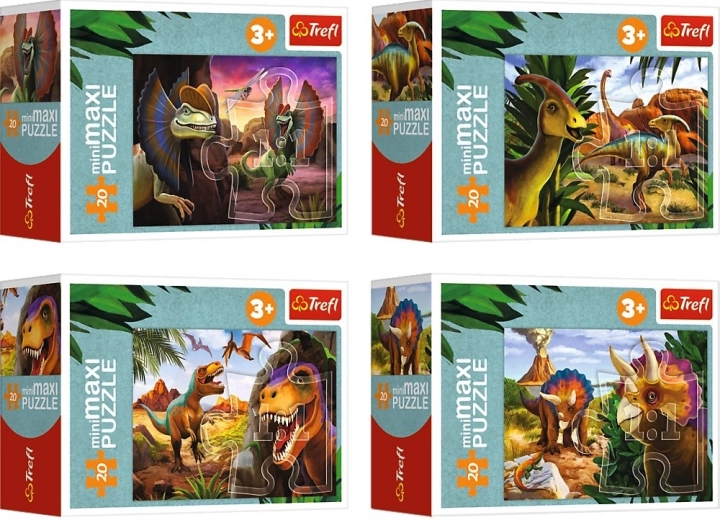 Puzzle miniMAXI 20 dijelova - Upoznaj svijet dinosaura