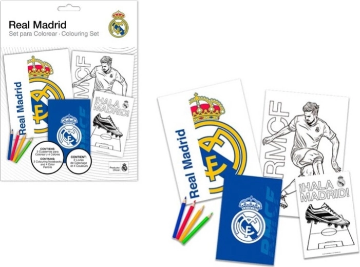 Bojanke s flomasterima REAL MADRID – kreativni set za djecu