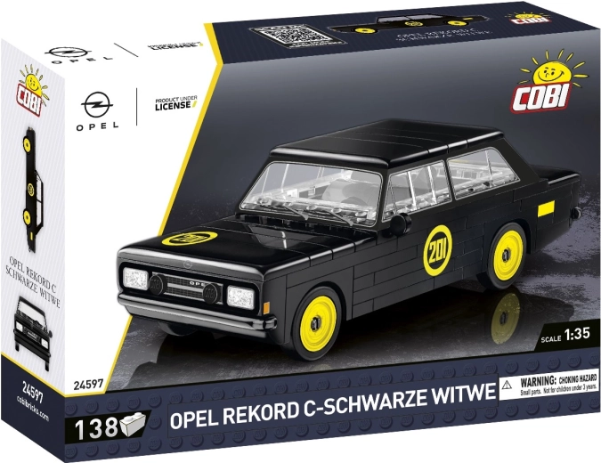 Cobi Opel Rekord C "Schwarze Witwe" (černá vdova) 1:35 – građevni set modela automobila