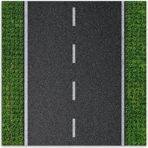 Dizajnerska podloga za građenje Ravna cesta 25,5 x 25,5 cm