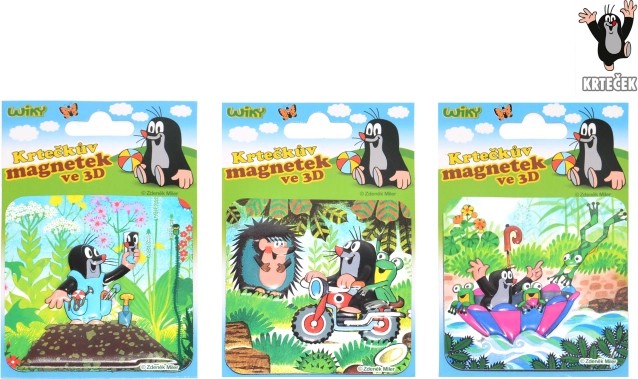 Magnet 3D Krtko plastični