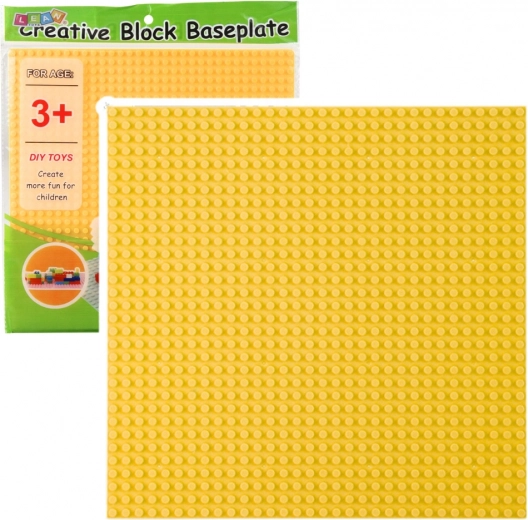 Građevna ploča za kocke žuta 25,5x25,5 cm