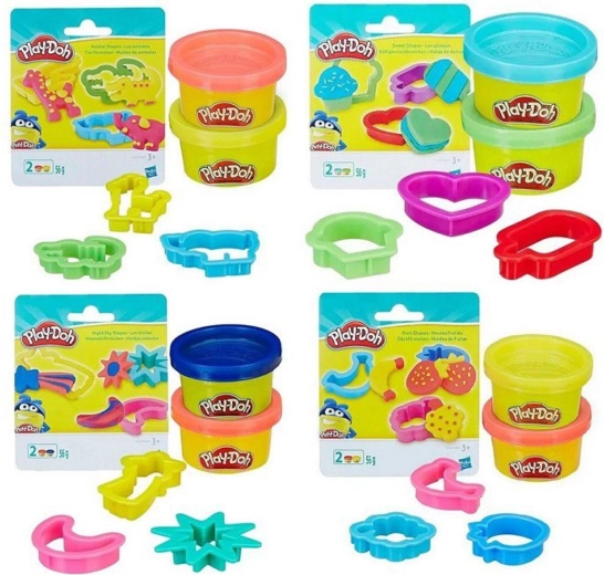 Set plastelina 2×56 g s dodacima, mix vrsta