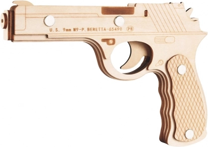 Drvene 3D puzzle pištolj Beretta M9
