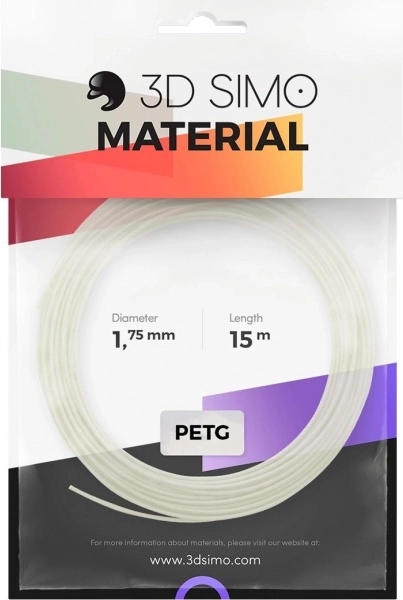 Filament PETG Pro za 3D olovke i 3D tisak bijeli 1,75 mm (15 m)