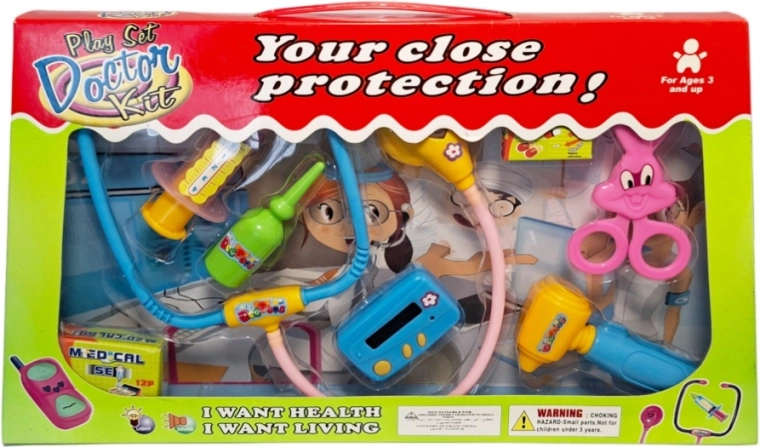 Doktorski set u kutiji za djecu od 3 godine