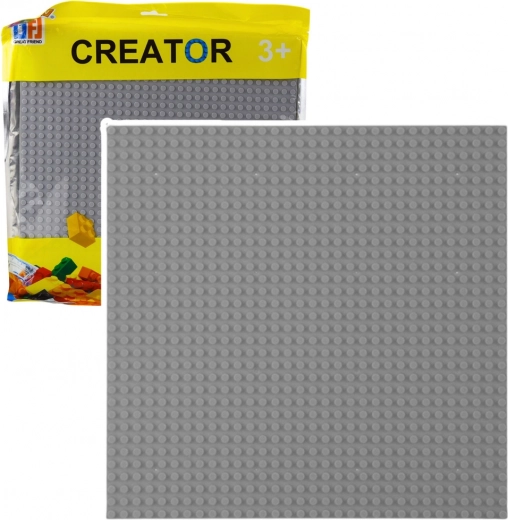 Građevinska podloga za kocke, siva 25,5 × 25,5 cm