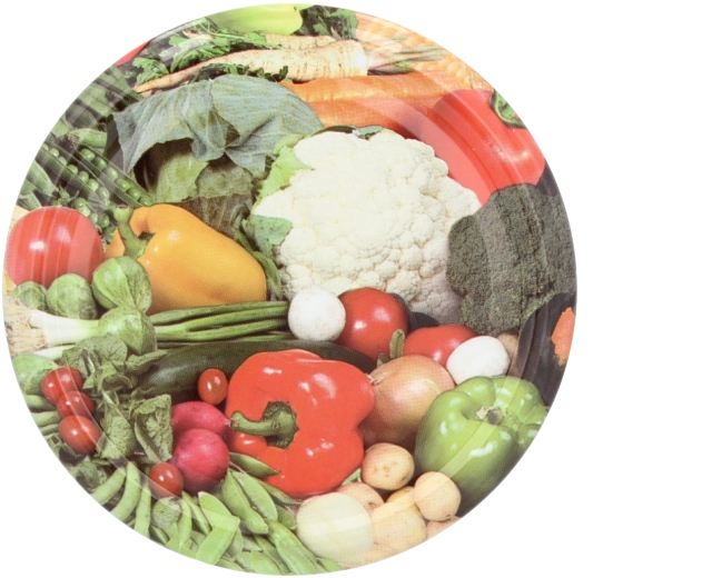 Set poklopaca FI 82 s motivom cvjetače, 10 kom