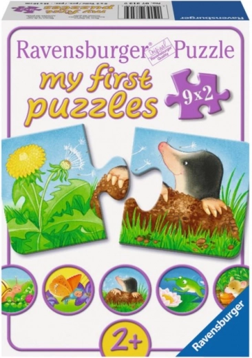 RAVENSBURGER Moje prve puzzle Životinje u vrtu 9x2 dijela