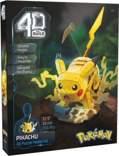 4D Build Puzzle Pokémon Pikachu 3D Construction Kit
