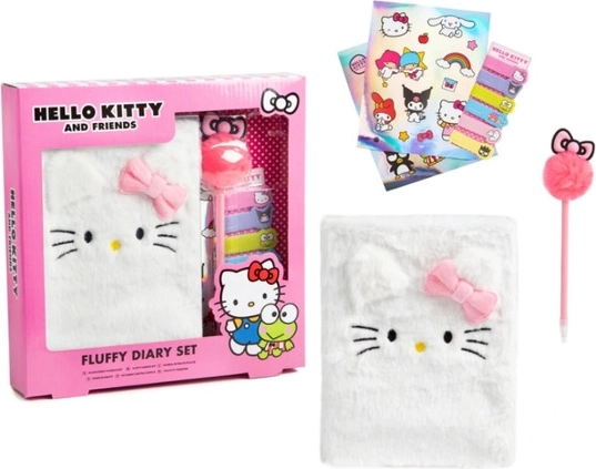 Hello Kitty plišani dnevnik sa setom dodataka