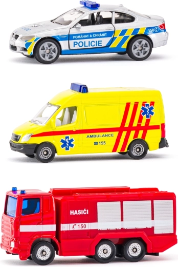 SIKU set vozila hitnih službi, češka verzija