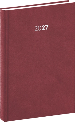 Notique dnevni rokovnik Balakon 2027 bordo 15 × 21 cm