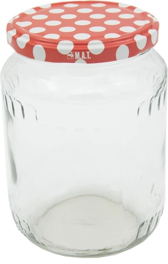 Staklenke za zimnicu 720 ml TWIST 82 s poklopcima Točkice, 8 kom