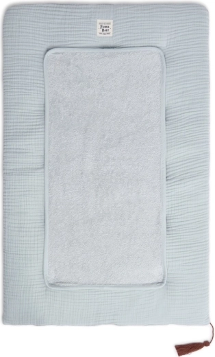 Funnababy muslinska podloga za previjanje Dove Grey 50 × 80 cm