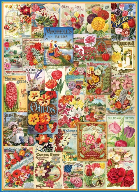 Eurographics puzzle katalog sjemenki cvijeća 1000 dijelova