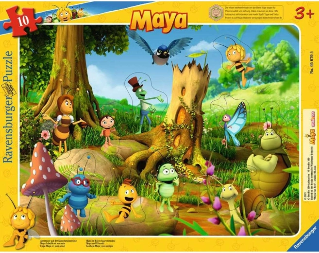Ravensburger umetaljka Pčelica Maja – puzzle od 10 dijelova