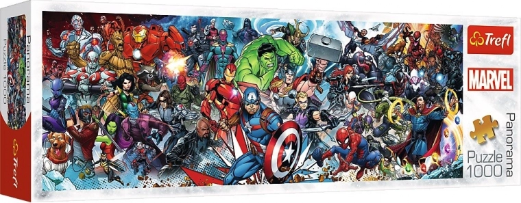 Panoramske puzzle Marvel The Avengers 1000 dijelova