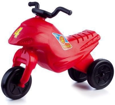 Guralica SUPER BIKE crvena, 3 kotača, visina 44 cm