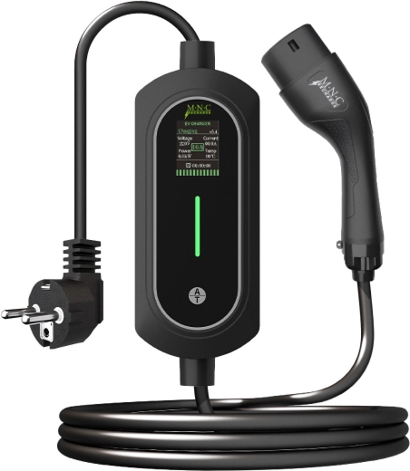 Portable Type 2 electric vehicle charging station with bag, 5 m, 3.5 kW