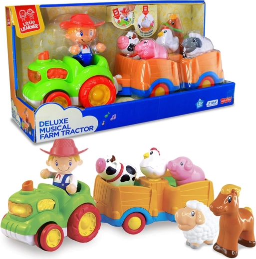 Hap-P-Kid traktor – životinjska farma Pritisni i vozi