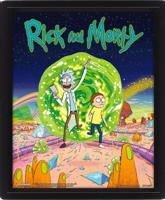 3D slika u okviru Rick and Morty Portal